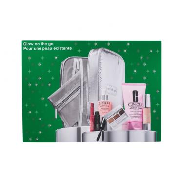 Clinique Glow On The Go    Moisture Surge Active Glow Serum 30 ml + All About Clean Rinse-Off Foaming Cleanser 150 ml + Limited-Edition All About Shadow Trio 1,2 g + Mascara High Impact 3,5 ml Black + Almost Lipstick 1,2 g Black Honey + Chubby Stick Sculp