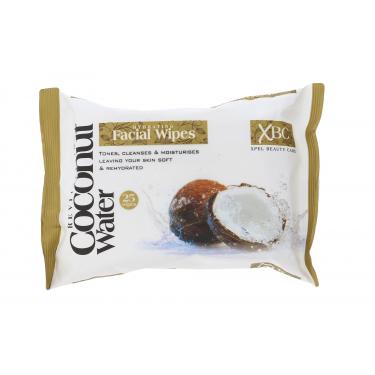 Xpel Coconut Water Hydrating Facial Wipes  25Pc    Per Donna (Salviette Detergenti)