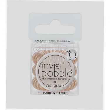 Invisibobble Original 3Pc    (Hair Ring) Per Donna  Of Bronze And Beads - Bronzová