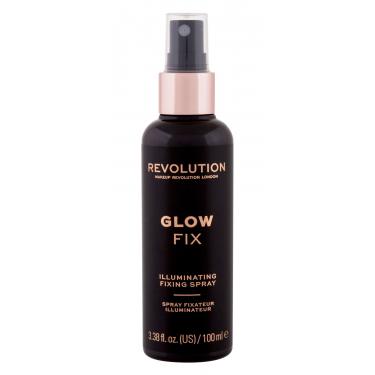 Makeup Revolution London Glow Fix Illuminating Fixing Spray  100Ml    Per Donna (Fissatore Per Il Trucco)