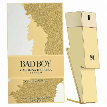 Carolina Herrera Bad Boy 100Ml Gold Fantasy   (Eau De Toilette) Per Uomo  