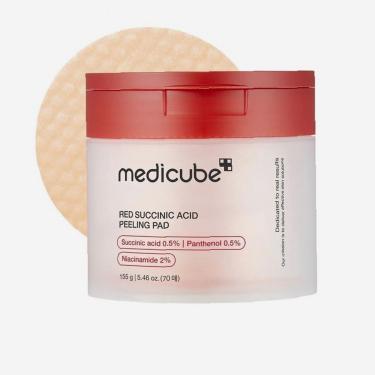 Medicube Red Succinic Acid 70Pc Peeling Pad   (Cleansing Wipes) Unisex  