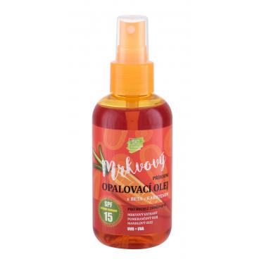 Vivaco Bio Carrot Suntan Oil  150Ml   Spf15 Unisex (Lozione Solare Per Il Corpo)