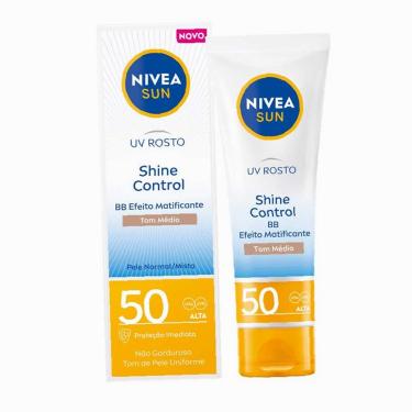 Nivea Sun Uv Face 50Ml Shine Control Bb  Spf50 (Face Sun Care) Per Donna  Medium