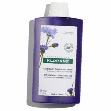 Klorane Organic Centaury 400Ml Anti-Yellowing   (Shampoo) Per Donna  