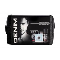 Denim Black  Aftershave Water 100 Ml + Deodorant 150 Ml + Cosmetic Bag 100Ml    Per Uomo (Aftershave Water)