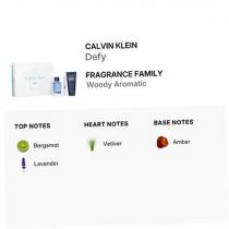 Calvin Klein Defy    Edt 100 ml + Shower Gel 100 ml + Edt 10 ml Shower Gel  100ml(Eau de Toilette) Per Uomo