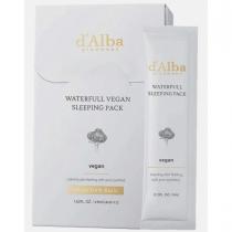 D'Alba White Truffle 12X4Ml Waterfull Vegan Sleeping Pack   (Face Mask) Per Donna  