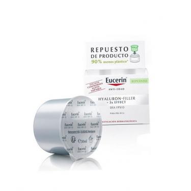 Eucerin Hyaluron-Filler + 3x Effect Day Care Refill SPF15    50ml(Day Cream) Per Donna