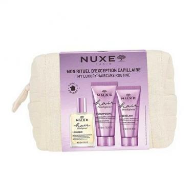 NUXE Hair Prodigieux My Luxury Haircare Routine   Hair Prodigieux High Shine Shampoo 50 ml + Hair Prodigieux High Shine Conditioner 30 ml + Hair Prodigieux Pre-Shampoo Nourishing Mask 30 ml + Cosmetic Bag Hair Mask  50ml(Shampoo) Per Donna