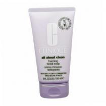 Clinique All About Clean Foaming Facial Soap      150ml(Cleansing Soap) Per Donna
