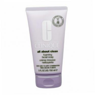 Clinique All About Clean Foaming Facial Soap      150ml(Cleansing Soap) Per Donna