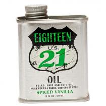 18.21 Man Made Oil   Spiced Vanilla    60ml(Beard Oil) Per Uomo