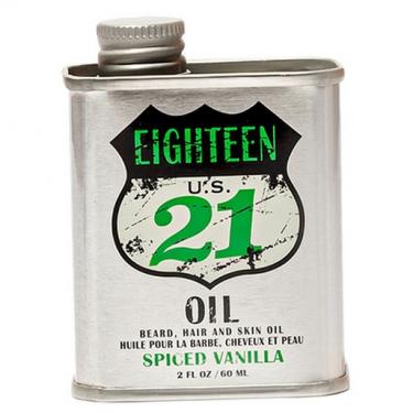18.21 Man Made Oil   Spiced Vanilla    60ml(Beard Oil) Per Uomo
