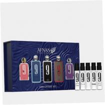 Afnan Discovery Set 9pm   EDP 9pm 2 ml + EDP 9pm Rebel 2 ml + EDP 9pm Femme 2 ml + EDP 9am Femme 2 ml + EDP 9am Dive 2 ml Eau de Parfum  2ml(Eau de Parfum) Per Donna