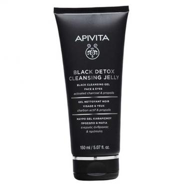 Apivita Black Detox Cleansing Jelly       150ml(Cleansing Gel) Per Donna