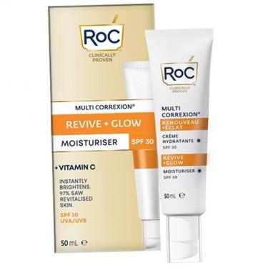 RoC Multi Correxion Revive + Glow Moisturiser  SPF30    50ml(Day Cream) Per Donna
