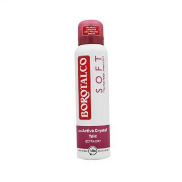 Borotalco Soft Talc and Pink Flowers Scent Deo Spray 48H      150ml(Deodorant) Unisex