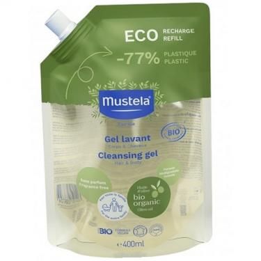 Mustela Bio Cleansing Gel Refill     400ml(Shower Gel) Unisex