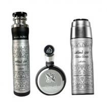Lattafa Fakhar Lattafa Black   EDP 100 ml + Deodorant 200 ml + Air Freshener 300 ml Housing Spray and Diffuser  100ml(Eau de Parfum) Per Uomo
