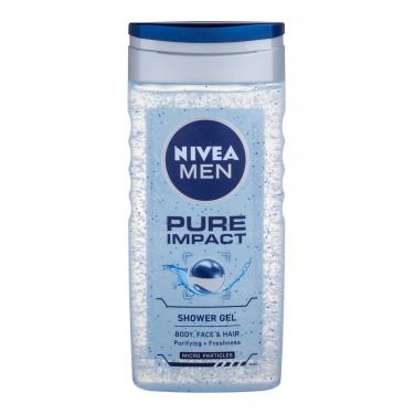 Nivea Men Pure Impact   250Ml    Per Uomo (Bagnoschiuma)