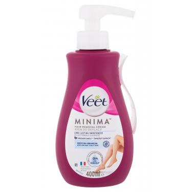 Veet Minima Hair Removal Cream Sensitive Skin  400Ml    Per Donna (Prodotto Depilatorio)