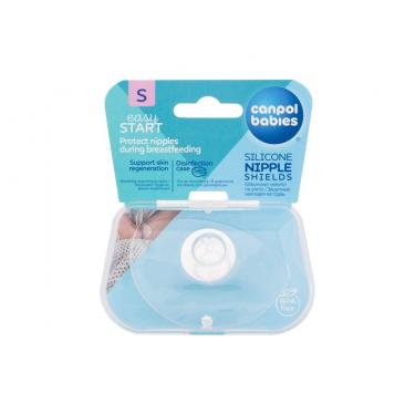 Canpol Babies Easy Start Silicone Nipple Shields 2Pc  Per Donna  (Breast Pads) S 