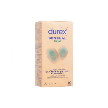 Durex Sensual 10Pc Slim   (Condoms) Per Uomo  