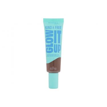 Rimmel London Kind & Free 30Ml Glow It Up Moisturising Skin Tint   (Makeup) Per Donna  605 Deep Chocolate