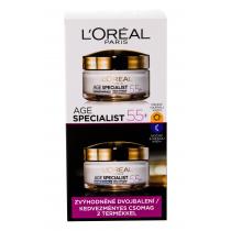 L'Oréal Paris Age Specialist 55+ Daily Facial Care 50 Ml + Night Facial Care 50 Ml 50Ml    Per Donna (Crema Da Giorno)