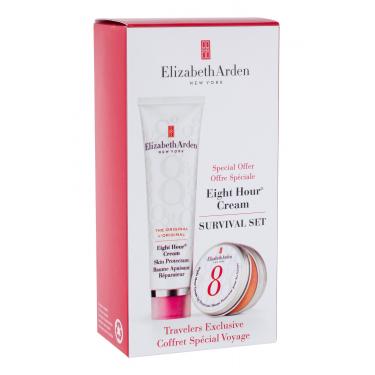 Elizabeth Arden Eight Hour Cream Skin Protectant Daily Facial Care Eight Hour Cream Skin Protectant 50 Ml + Eight Hour Cream Lip Protectant 14,6 Ml 50Ml    Per Donna (Balsamo Per Il Corpo)