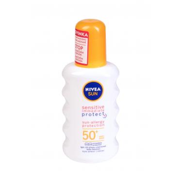 Nivea Sun Sensitive Protect Sun-Allergy  200Ml   Spf50 Unisex (Lozione Solare Per Il Corpo)