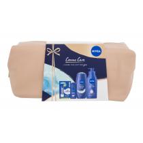 Nivea Creme Care  Body Lotion 400 Ml + Shower Cream Creme Care 250 Ml + Roll-On Protect & Care 50 Ml + Lip Balm Labello Original 4,8 G + Cosmetic Bag 400Ml    Per Donna (Lozione Per Il Corpo)