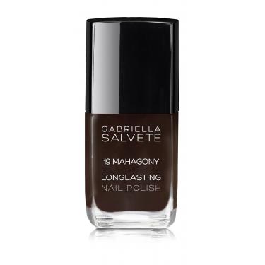 Gabriella Salvete Longlasting Enamel   11Ml 19 Mahagony   Per Donna (Smalto Per Unghie)