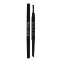 Makeup Revolution London Duo Brow Definer   0,15G Brown   Per Donna (Matita Per Gli Occhi)