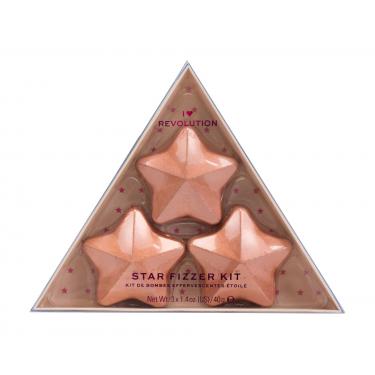 I Heart Revolution Star Bath Fizzer Kit Star Bath Fizzer 3 X 40 G 40G Coconut   Per Donna (Sali Da Bagno)