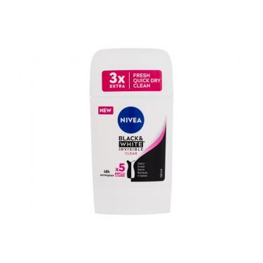 Nivea Black & White Invisible Clear 50Ml  Per Donna  (Antiperspirant) 48h 