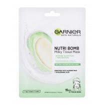 Garnier Skin Naturals Nutri Bomb Almond Milk + Hyaluronic Acid  1Pc    Per Donna (Mascherina)