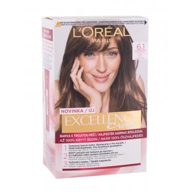 L'Oréal Paris Excellence Creme Triple Protection  48Ml 6,1 Natural Dark Ash Blonde   Per Donna (Tinta Per Capelli)