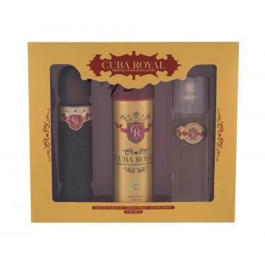 Cuba Royal 100Ml   Edt 100 Ml + Deodorant 200 Ml + Aftershave Water 100 Ml Aftershave Water 5900000101  Per Uomo(Eau De Toilette)