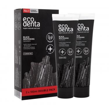 Ecodenta Toothpaste Black Whitening Black Whitening Toothpaste 2 X 100 Ml 100Ml    Unisex (Dentifricio)