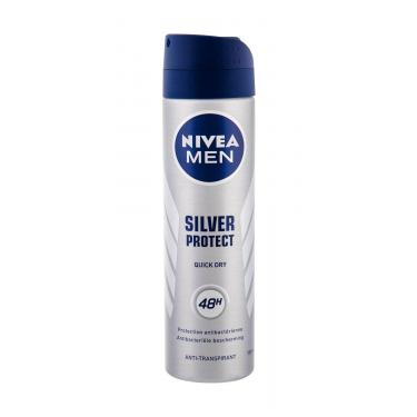 Nivea Men Silver Protect 48H  150Ml    Per Uomo (Antitraspirante)