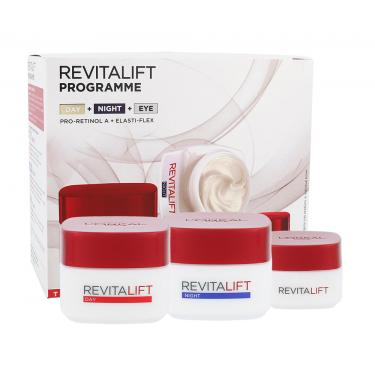 L'Oréal Paris Revitalift  Daily Skin Care 50 Ml + Night Skin Care 50 Ml + Eye Cream 15 Ml 50Ml    Per Donna (Crema Da Giorno)