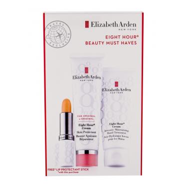 Elizabeth Arden Eight Hour Cream Skin Protectant Protective Care 50 Ml + Moisturizing Hand Care 75 Ml + Moisturizing Lip Care Spf15 3,7 G 50Ml    Per Donna (Balsamo Per Il Corpo)
