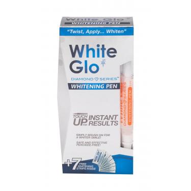 White Glo Diamond Series Whitening Pen Whitening Pen 2,5 Ml + Whitening Strip 7 Pcs 2,5Ml    Unisex (Sbiancamento Dei Denti)