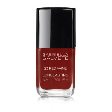 Gabriella Salvete Longlasting Enamel   11Ml 23 Red Wine   Per Donna (Smalto Per Unghie)