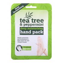 Xpel Tea Tree Tea Tree & Peppermint Deep Moisturising Hand Pack  1Pc    Per Donna (Guanti Idratanti)