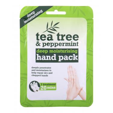 Xpel Tea Tree Tea Tree & Peppermint Deep Moisturising Hand Pack  1Pc    Per Donna (Guanti Idratanti)