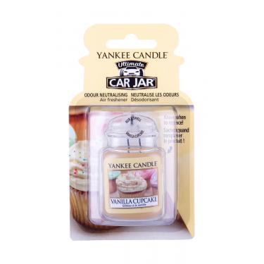 Yankee Candle Vanilla Cupcake Car Jar  1Pc    Unisex (Deodorante Per Auto)