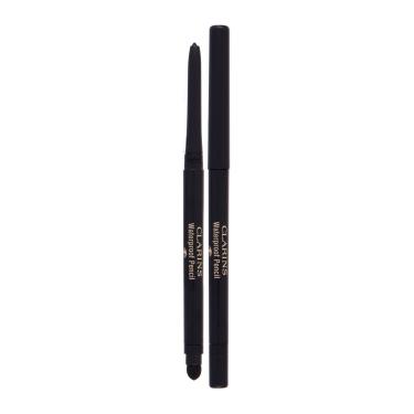 Clarins Waterproof Pencil   0,29G 01 Black Tulip   Per Donna (Matita Per Gli Occhi)